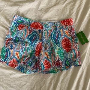 Coral Lilly Pulitzer “The Callahan shorts”